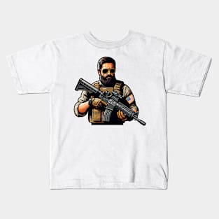 Tactical Man Kids T-Shirt